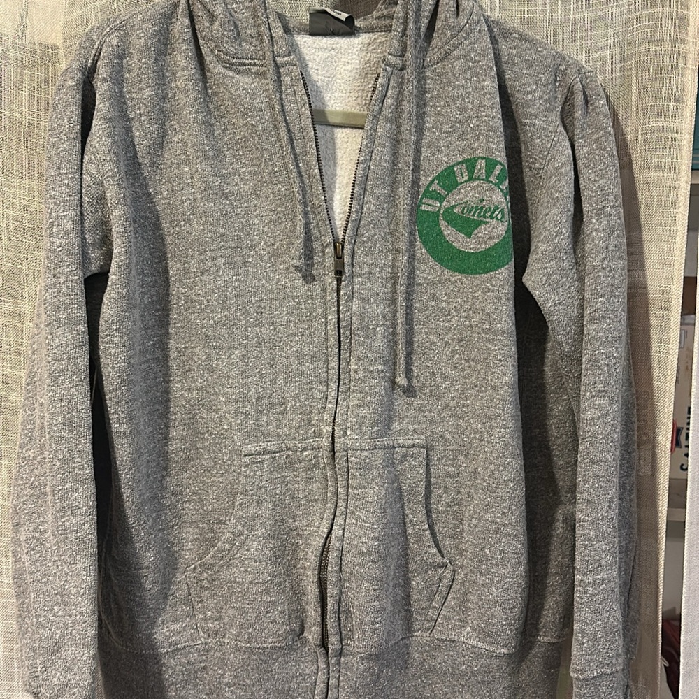 Gray Zip-Up Hoodie